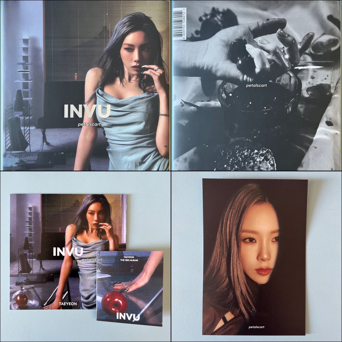 petalscart's tweet photo. wts lfb snsd ph 🇵🇭

✩ Taeyeon INVU Album Envy Version

₱ 500
— unsealed but in good condition
— inclusions are pb+cd, postcard, and scent paper only

📌payo or 1 week reservation 

💳 mop: gcash 
🛵 mod: ggx / sdd https://t.co/rAXt8Tt0pg