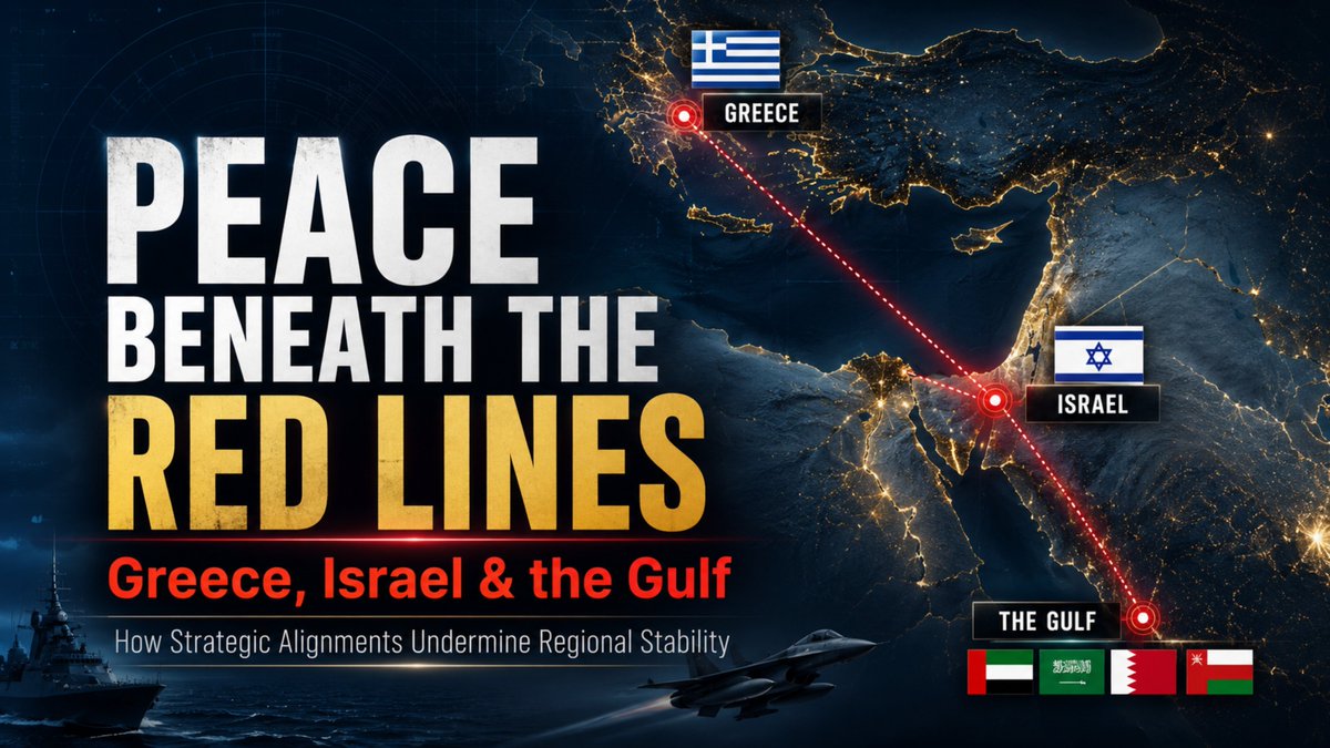 icep2030's tweet photo. #Peace Beneath the Red Lines

#Greece, #Israel and the #Gulf: How Strategic Alignments Undermine #Regional Stability
https://t.co/ANOKP0dZ00 https://t.co/qBYhycxilI