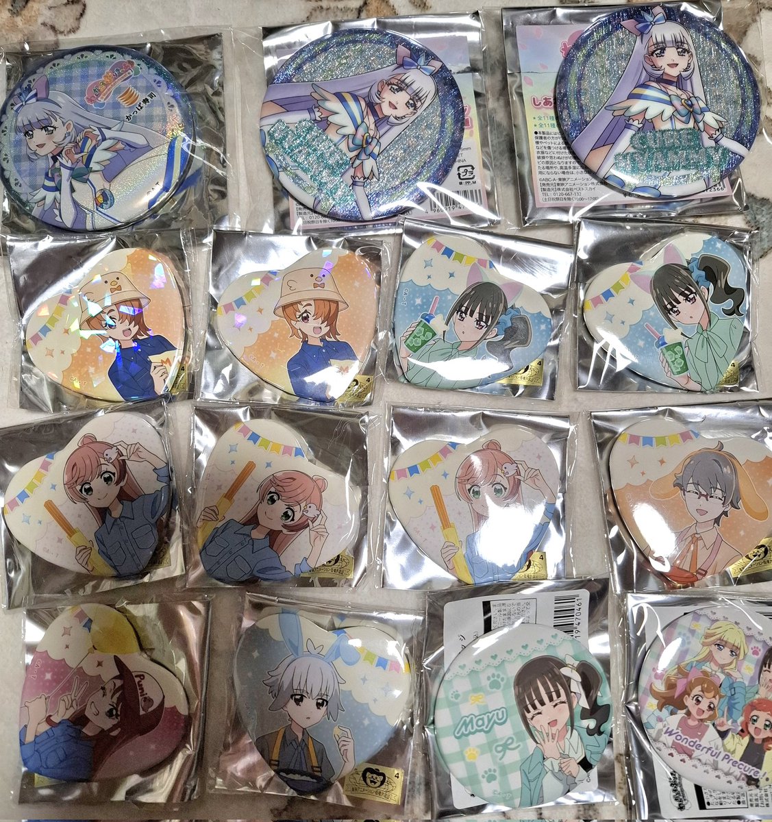 setsugoods's tweet photo. 【交換】　プリキュア　トゥインクル缶バッジ　トゥイ缶　セレカラ　プリスト

求)　トゥイ缶15　めろん、猫屋敷まゆ、アンサー、ミスティック、セレカラキュアプリズム
譲)　ジェット先輩、マーチ、めぐみ、ムーンライト、他画像　リプ欄続
スカイはプリズム優先です。

郵送での交換希望です。 https://t.co/ra795TAEYz