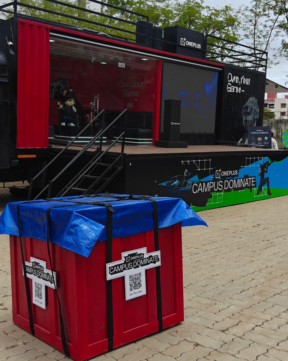 OnePlus_IN's tweet photo. It's only getting better here with #OnePlusCampusDominate in Pune. Can't wait to see your energy, Hyderabad! https://t.co/N4w55Z0015