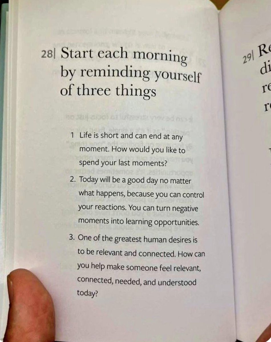 Book_therapy223's tweet photo. Three simple reminders to start every morning right. https://t.co/l3gCkTdV6T