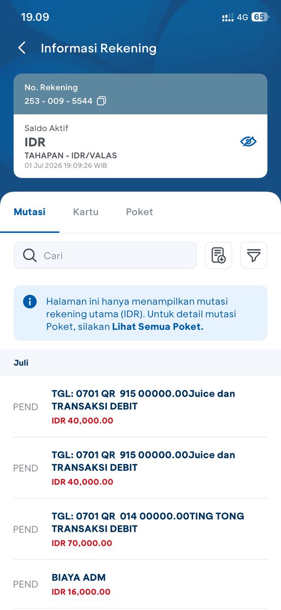 PujiLibran's tweet photo. @HaloBCA ini gimana ya transaksi gagal tapi saldoku kepotong 2 kali hmm https://t.co/VTEQaRHewr