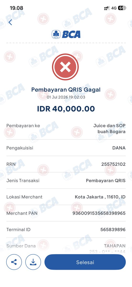 PujiLibran's tweet photo. @HaloBCA ini gimana ya transaksi gagal tapi saldoku kepotong 2 kali hmm https://t.co/VTEQaRHewr