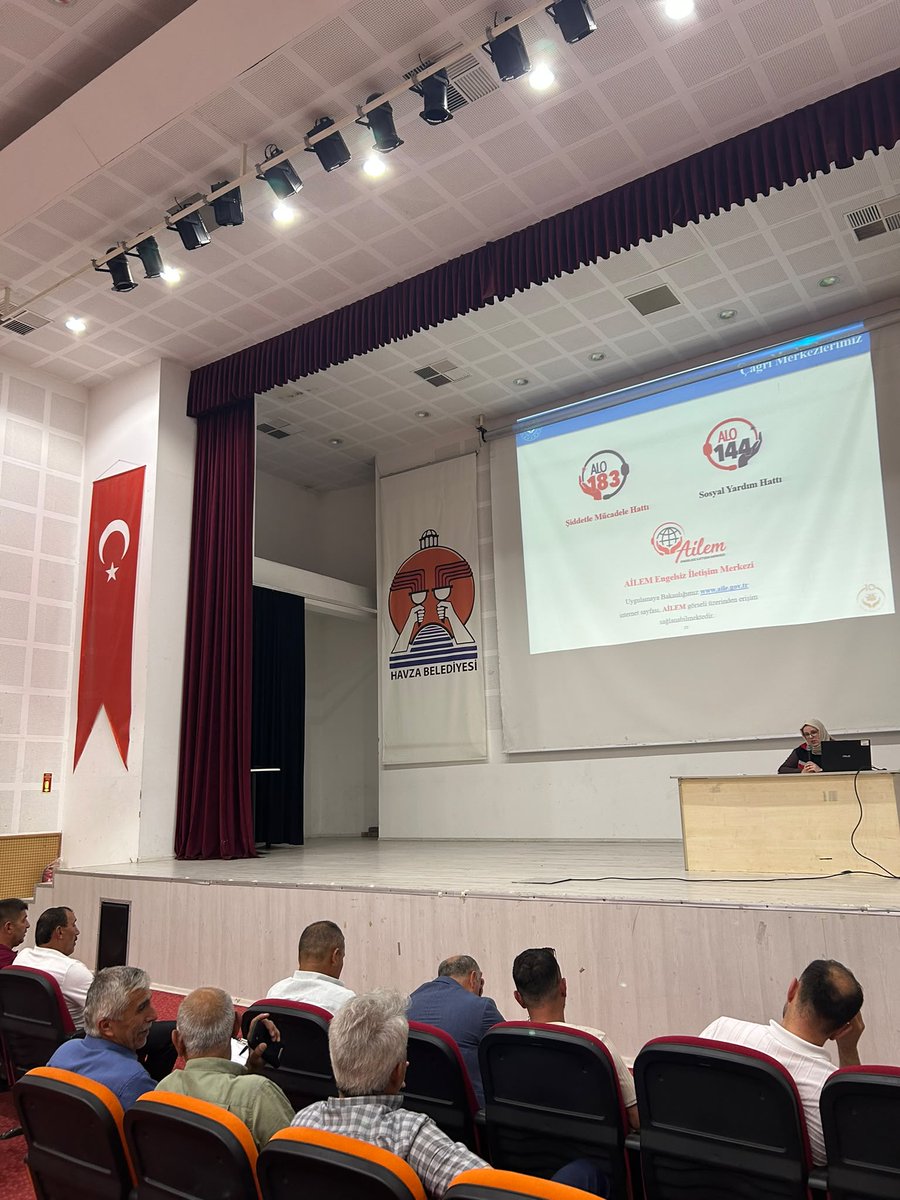 samsunash's tweet photo. 📍 Sosyal Risk Haritaları Kapsamında Muhtar Bilgilendirme Toplantısı Havza'da Gerçekleştirildi
Sosyal Risk Haritaları çalışmaları kapsamında, Havza ilçemizde muhtarlarımıza yönelik bilgilendirme sunumu gerçekleştirildi.
@tcailesosyal 
@TCSamsunValilik https://t.co/SQ9RBz59md