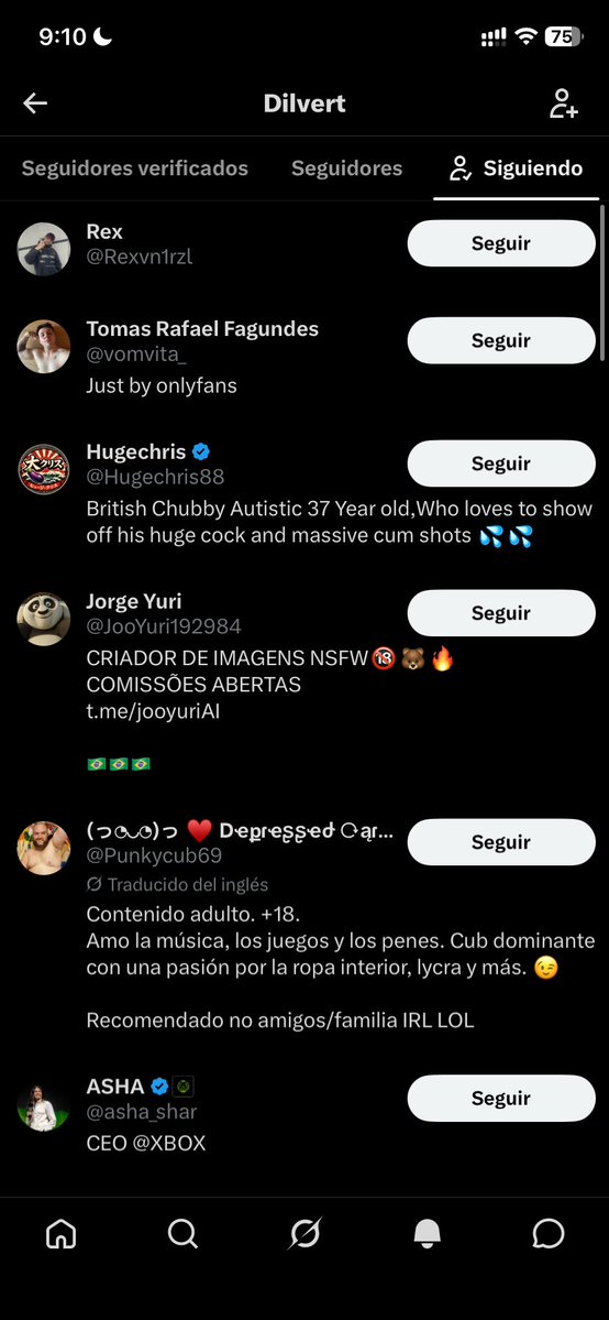 pibiindiscret_'s tweet photo. @Dilvert14 @mdzol Se ve que los “degenerados” no te molestan tanto por que hasta los seguís 😬 https://t.co/SJUsqI00HW
