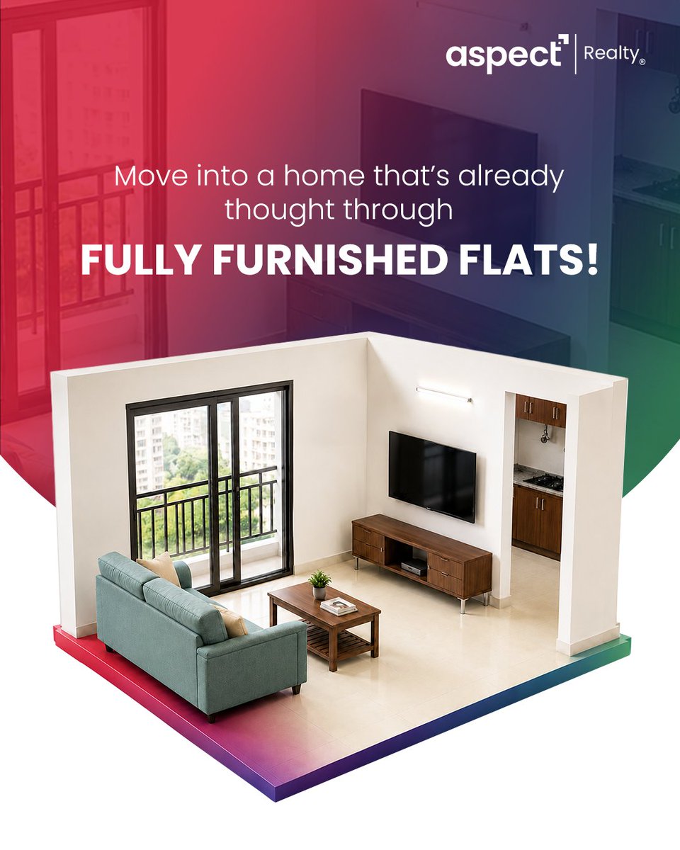 Aspect_realty's tweet photo. Everything thoughtfully planned, everything ready so you can feel at home from day one.
📍 Chandan Nagar, Powai
#AspectRealty #FullyFurnishedLiving #PowaiHomes #ReadyToMoveIn #RealEstate https://t.co/kZ142MJ0fG