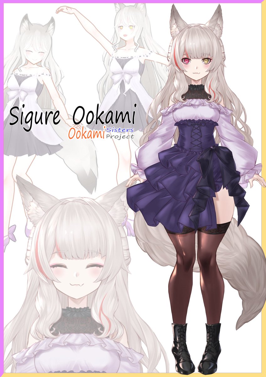sigure_ookami's tweet photo. 【#VTuber】
◆YouTube(ゲーム、雑談)
https://t.co/rhLBE0jxuA
◆Twitch(音ゲー、作業)
https://t.co/VxAZVescMM
◆FANBOX
https://t.co/fwhe2HpzwH
◆タグ
・FA #しぐれあーと　・配信 #大上ライブ
◆コメント
姉妹で活動する狼娘VTuberだよ(･ω･)ﾉ
ゲームやお歌やダンスが好きです！ https://t.co/Rx26TAHy8a
