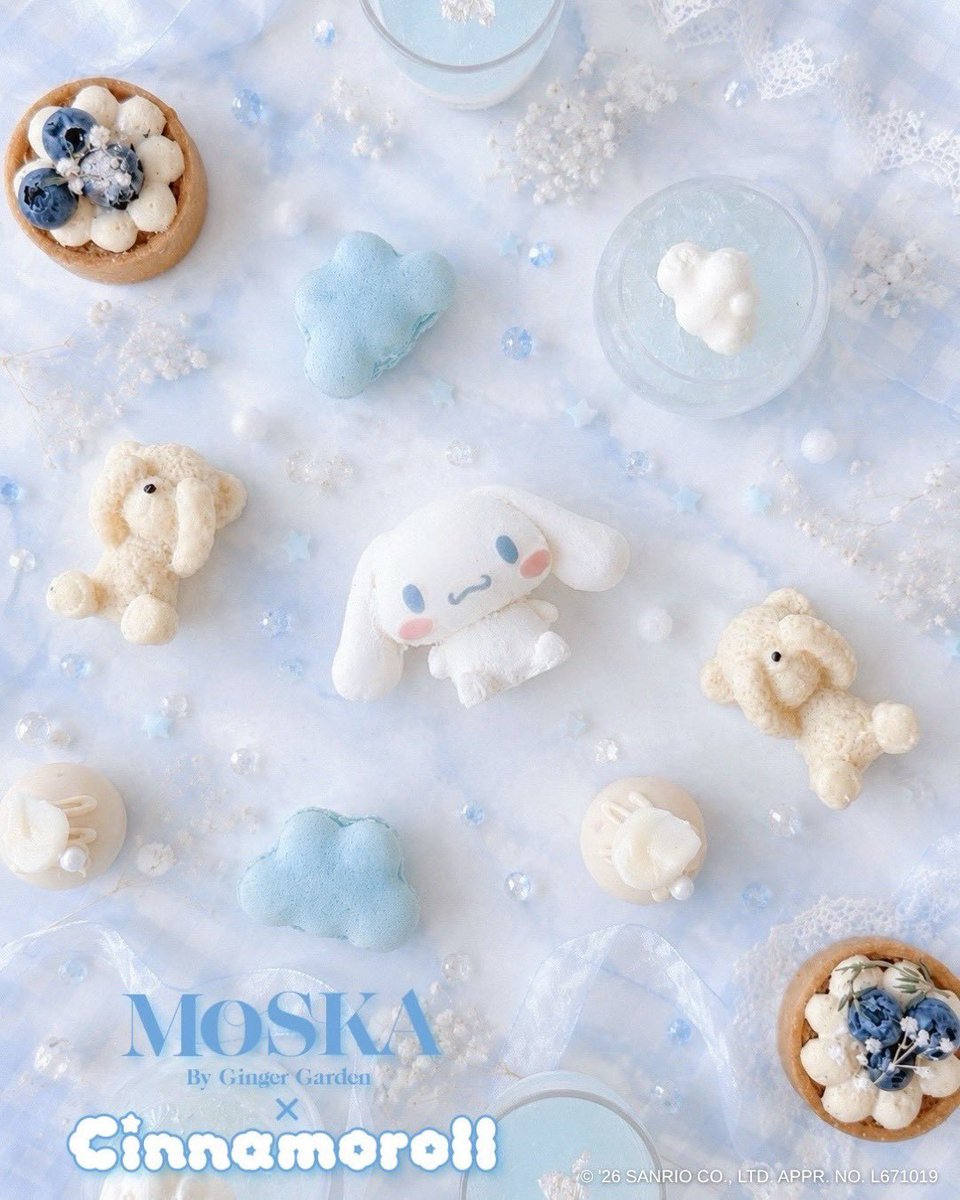 _GingerGarden_'s tweet photo. 🩵💭🤍🍼૮ ｡.  ̫ .｡ა🍼🤍💭🩵

　　　シナモロール × MOSKA
コラボレーションアフタヌーンティー
「シナモロールがそのままムースに...🩵」

     🩵💭🤍🍼૮ ｡.  ̫ .｡ა🍼🤍💭🩵
期間🤍6/24〜8/23
予約🍼 https://t.co/DATNlAcsxu https://t.co/kDkoZwjdg8
