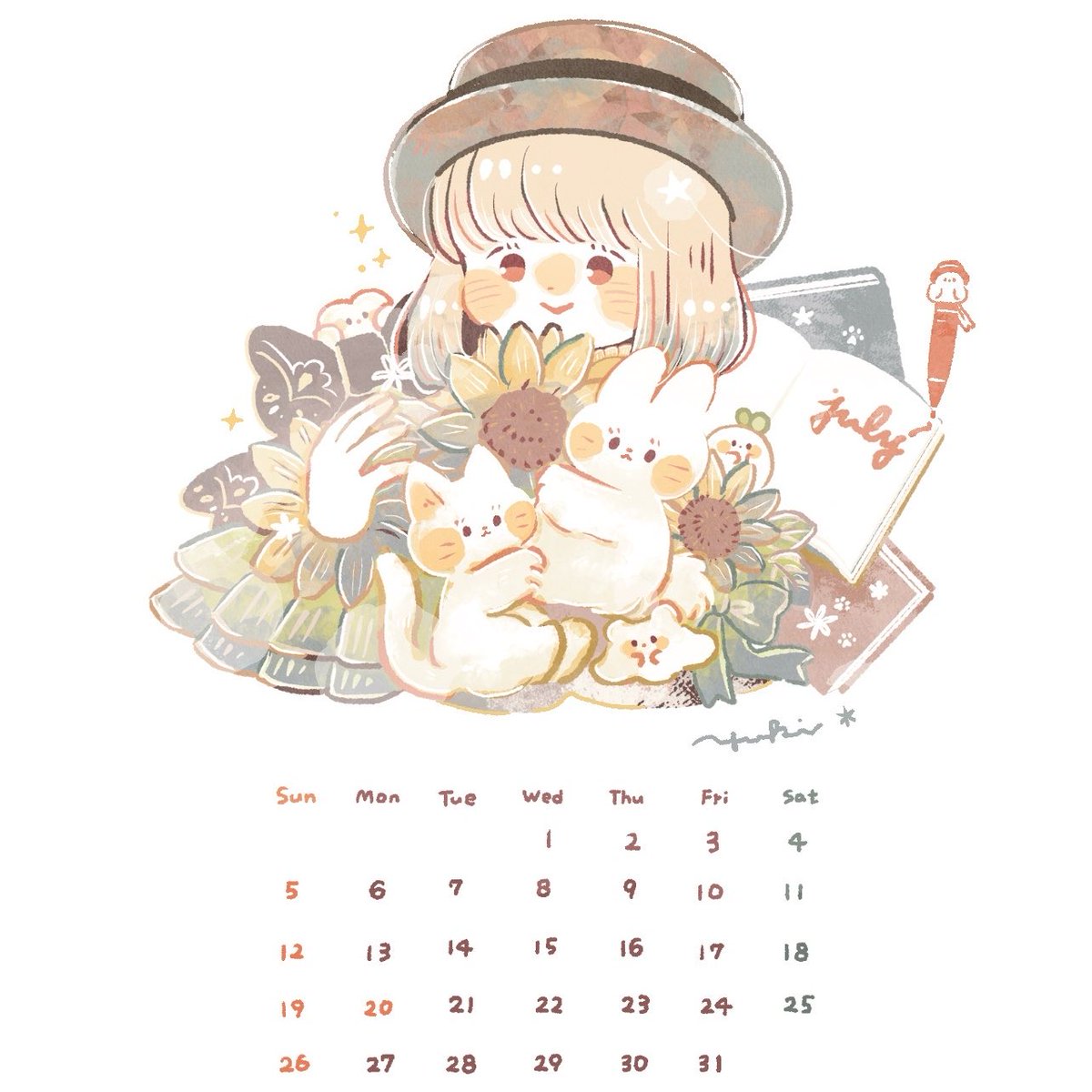 cosmicyuki's tweet photo. 遅くなりましたが、のちほど7月の壁紙を配布します☺️✨
Instagramのストーリー、ハイライトor公式LINEより保存して個人利用の範囲でお使いください✨️
⁡
YUKI＊
@music_love.yuki
＠cosmicyuki

#loose_comfortable_space
#7月の壁紙カレンダー 
#originalillustration https://t.co/XXNxY239xA
