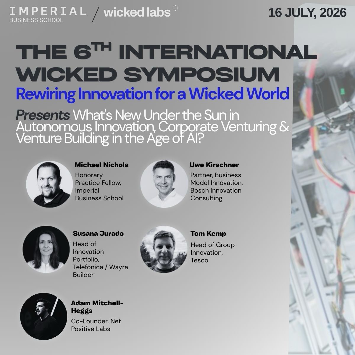m_g_nichols's tweet photo. Moderating one panel. Joining @sgblank for another.
@ImperialBiz 's Wicked Symposium, July 16. DM for a free ticket 🎟️

Even link in comments below.

#AI #Innovation #WickedSymposium https://t.co/YgDT3DNQ2L