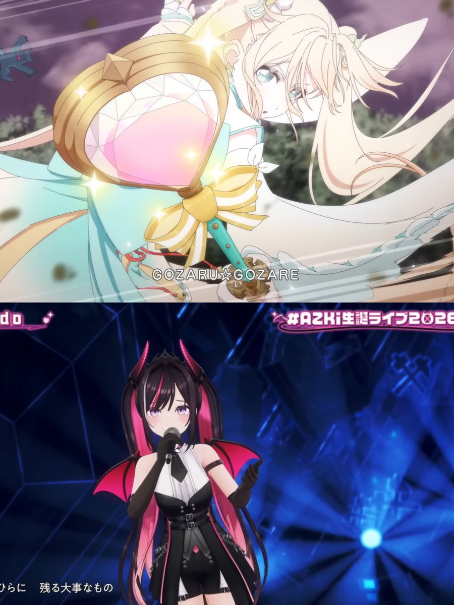 小悪魔のあずちゃんと魔法少女ござるのコラボ見たいね🫪 #AZKi生誕