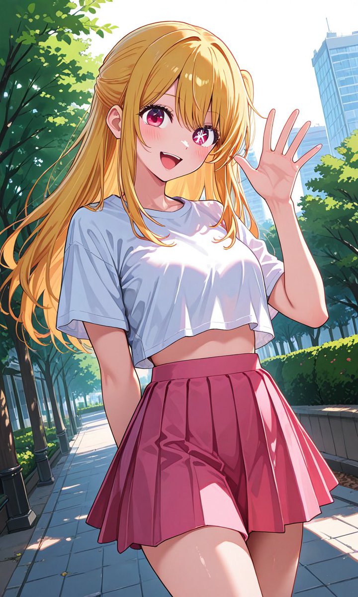 Z_Yusuke_cooper's tweet photo. 「待ってたよ！」

星野ルビー / SFW illustration

#推しの子 
#AIイラスト https://t.co/ZVX6ynJVNb
