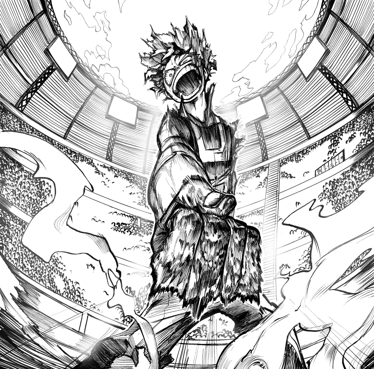 N0nsenseMob's tweet photo. You say run

#MyHeroAcadémia #fanart https://t.co/LUfFW7vhmc