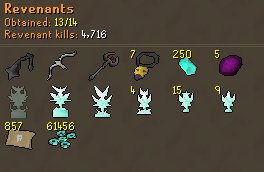 EnTangleroot's tweet photo. Revenant weapons completed✅
1 each is huge!

Did most of the kills during the first weeks of leagues https://t.co/iBvCZnIqkw