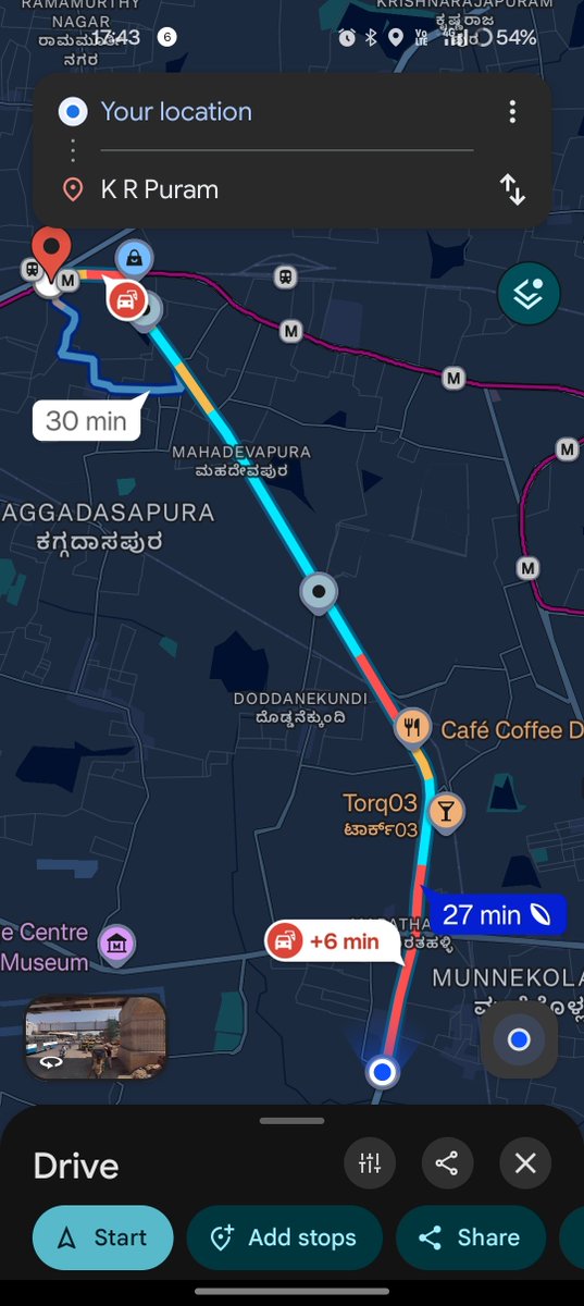 govindappaarun's tweet photo. @blrcitytraffic @KRPuramTraffic 
So much jam blocking movment from Kadubeesanahalli twrds Marathahalli junction on service road itself, pls tc https://t.co/D6OK98tdNB