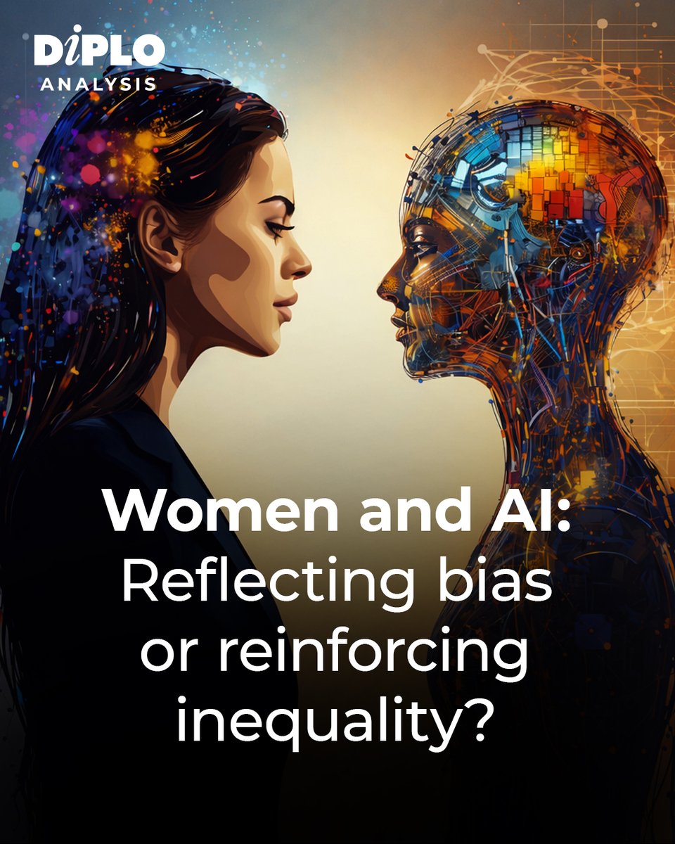 DiplomacyEdu's tweet photo. Is AI creating gender stereotypes or simply learning and repeating the ones that already exist?

Our latest analysis explores how AI systems learn from historical data, why they often associate leadership with men and caregiving with women, and how these patterns can be amplified through image generators, search engines, chatbots, and recommendation systems.

Rather than asking whether AI is biassed, the article examines a deeper question - what happens when social inequalities become embedded in technologies that millions of people rely on every day? From representational harm and feedback loops to AI governance and the role of diverse decision-making, the discussion highlights why gender equality in AI is as much a governance challenge as a technical one.

Read the full analysis 👇
https://t.co/FTIWpOX9pl 
.
.
#DWAnalysis #GenderEquality #WomenInAI #AI #AIEthics #ResponsibleAI