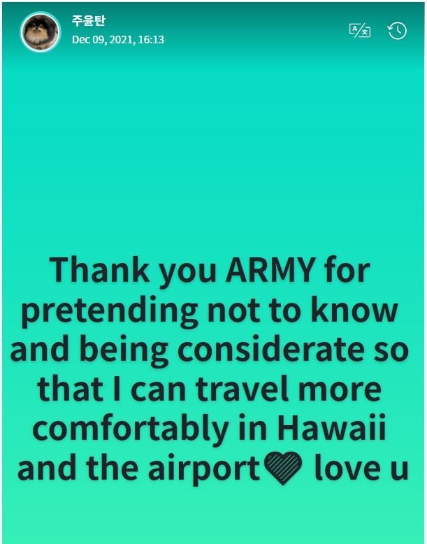 kookyun's tweet photo. Taehyung always shows admiration to armys for respecting their privacy , please respect BTS and their privacy https://t.co/GCWJrcE4ZL
