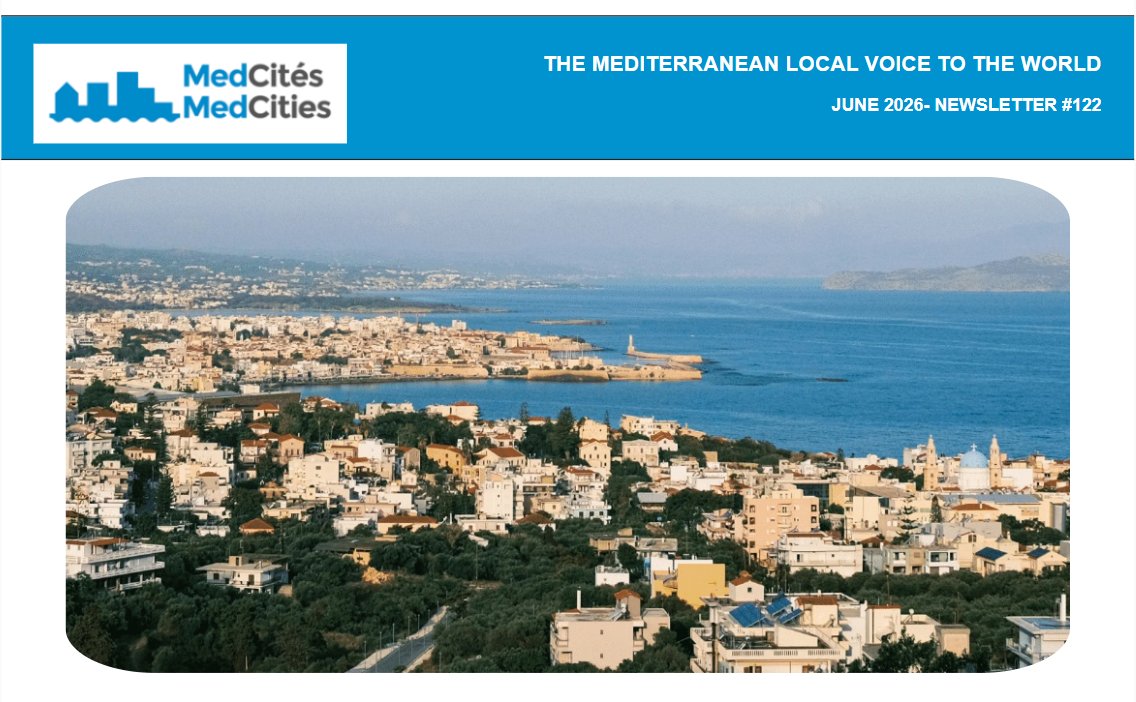 MedCities's tweet photo. ☀️June #newsletter !
Presentation of our new Secretary-General, @AleixVillatoro .
Active participation in the #ARLEM and the @uclg_org World Congress.
#NaturIncMed by @AECID_es
#ValeurGabès final phase
#URWAN final event
@InterregMedGLA
#Lasermed
&➕
➡️https://t.co/7Cdrm9qUKP https://t.co/UJlWFMiNiO