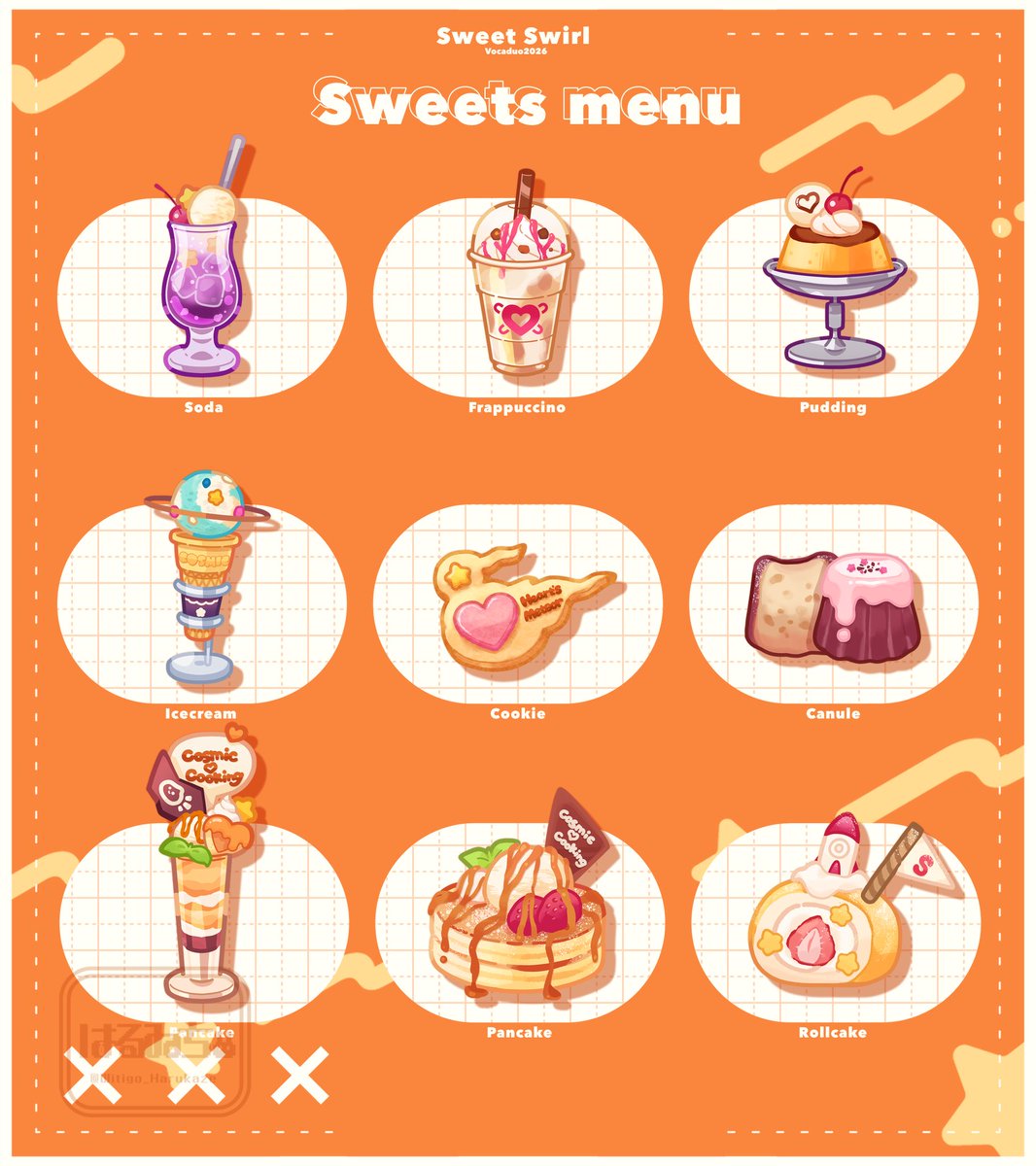 Witigo_Harukaze's tweet photo. ᴛᴇᴀᴍ. #SweetSwirl
࿐⊹ ࿐⊹ ༻❀༺ ⊹࿐⊹࿐
     🪐『Cosmic♡Cooking 』🧁
࿐⊹࿐⊹ ༻❀༺ ⊹࿐⊹࿐

MVが公開されました〜！！✨✨
イラスト担当で参加しています！！

メルヘンでキラキラ可愛い作品をぜひご堪能ください🍽️
#コラコレ2026TOP100 https://t.co/0zJ1MgZ2z4
