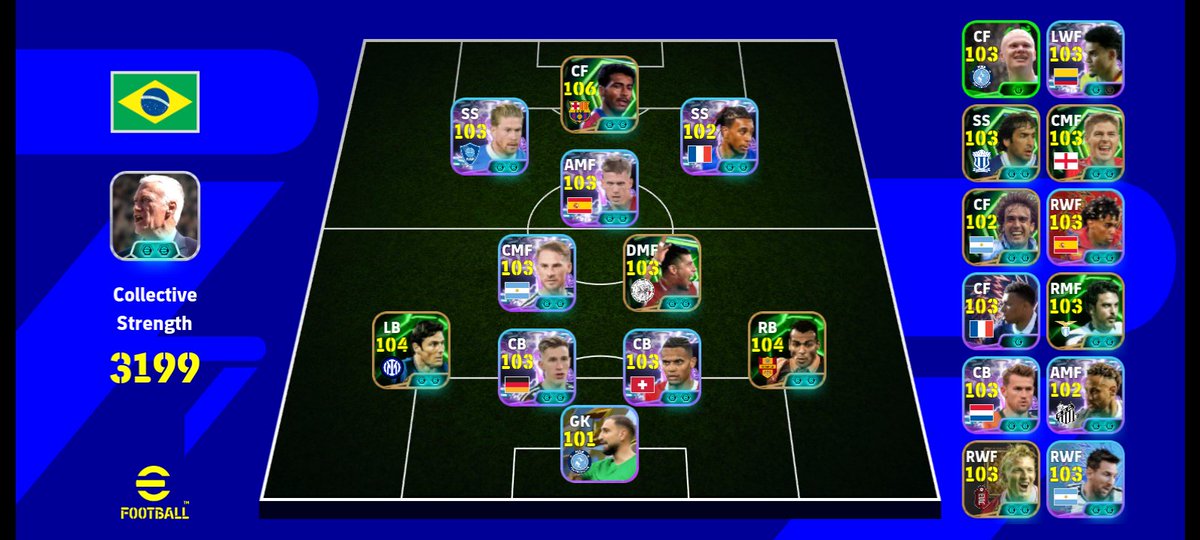 speckta_'s tweet photo. @GodswillOs30688 Favorite player - Romario 
Underrated player - MacAllister 
Player I can't bench - Rikarrd 
Biggest regret - Buying that Barca pack 
Team strength - 3199 https://t.co/ICIv30YBl0