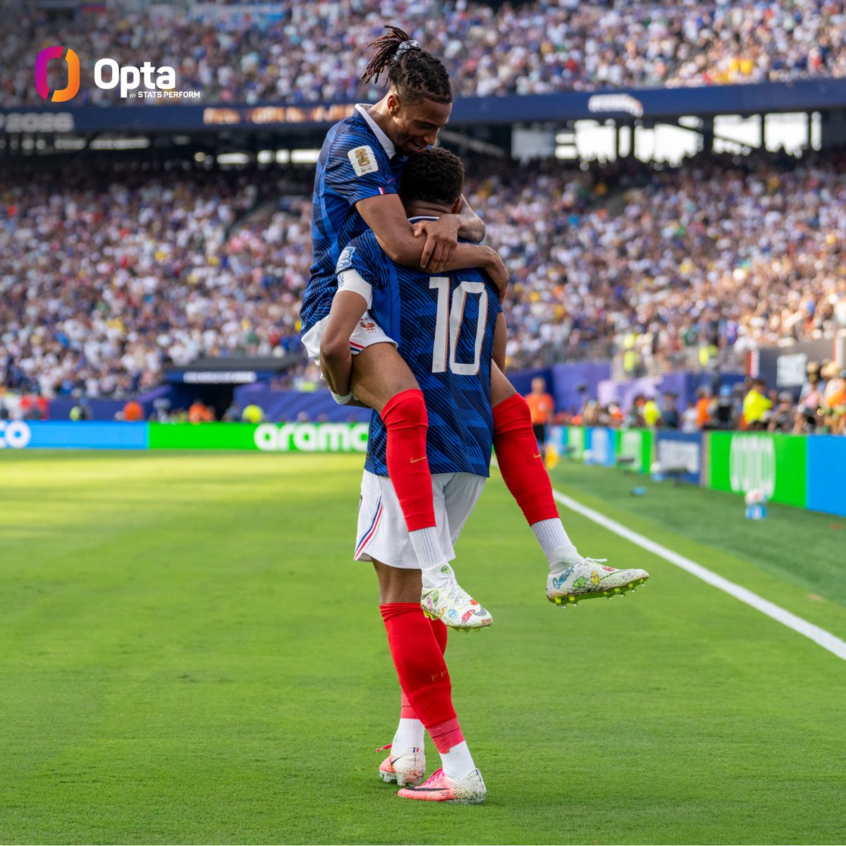 OptaFranz's tweet photo. 5 - Michael Olise 🇫🇷 ist der erste Spieler mit fünf Assists bei einer FIFA-Weltmeisterschaft seit Thomas Häßler 🇩🇪 1994.

Zudem bereitete nur Pelé 🇧🇷 1970 bei einer WM-Endrunde mehr Tore vor (6, seit det. Datenerfassung 1966).

Ausnahmekönner. @FCBayern https://t.co/fT2OC8fdVd