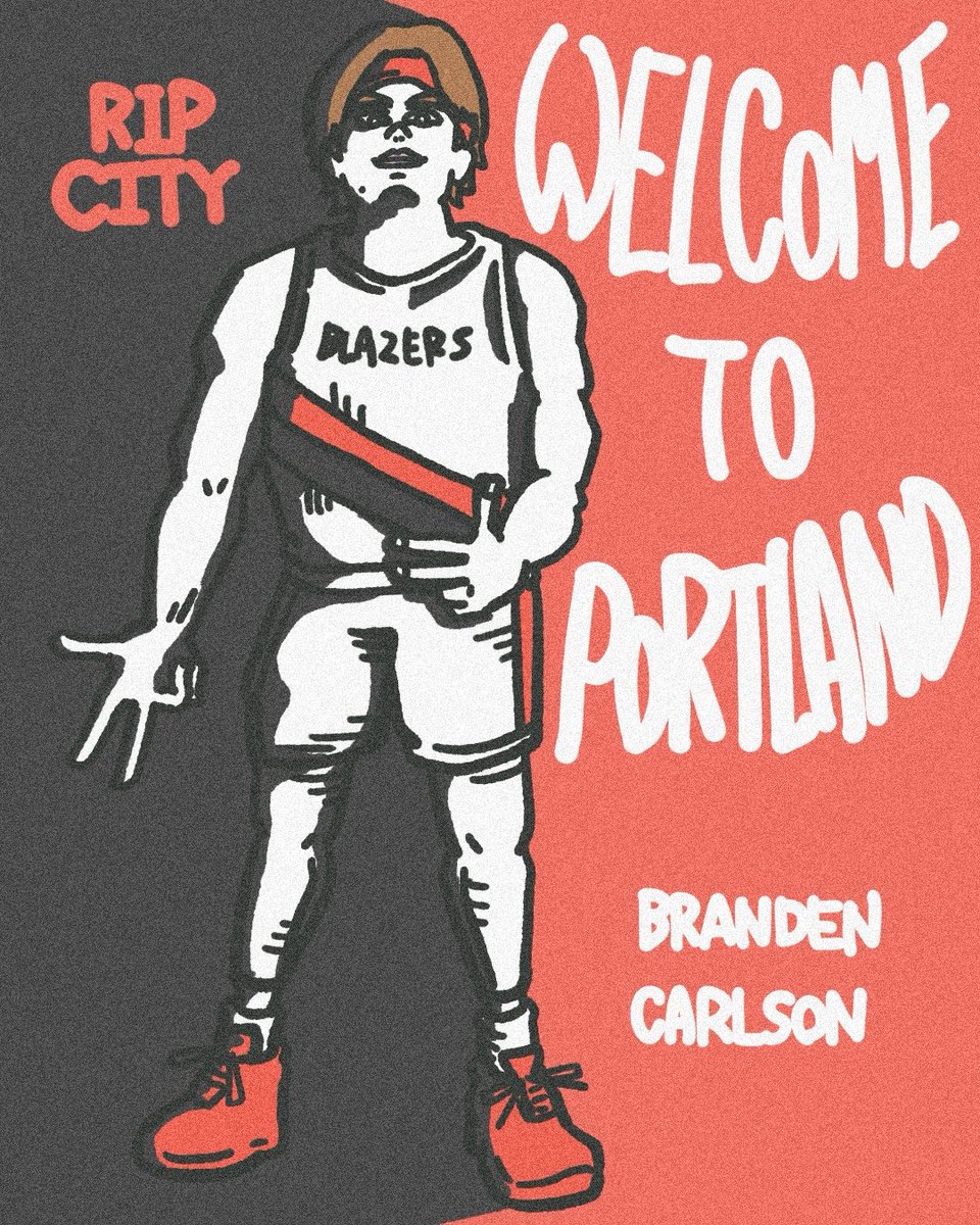 SODA00SC's tweet photo. 🔴⚫️Welcome to Portland!!
Branden Carlson

クリンガン、ロブとは異なる役割を担うストレッチビッグ獲得！！
Ja、デニの突撃部隊とも相性が良さそうで今から楽しみ😊
ようこそポートランドへ！

#ripcity https://t.co/F4Zzng5Uct