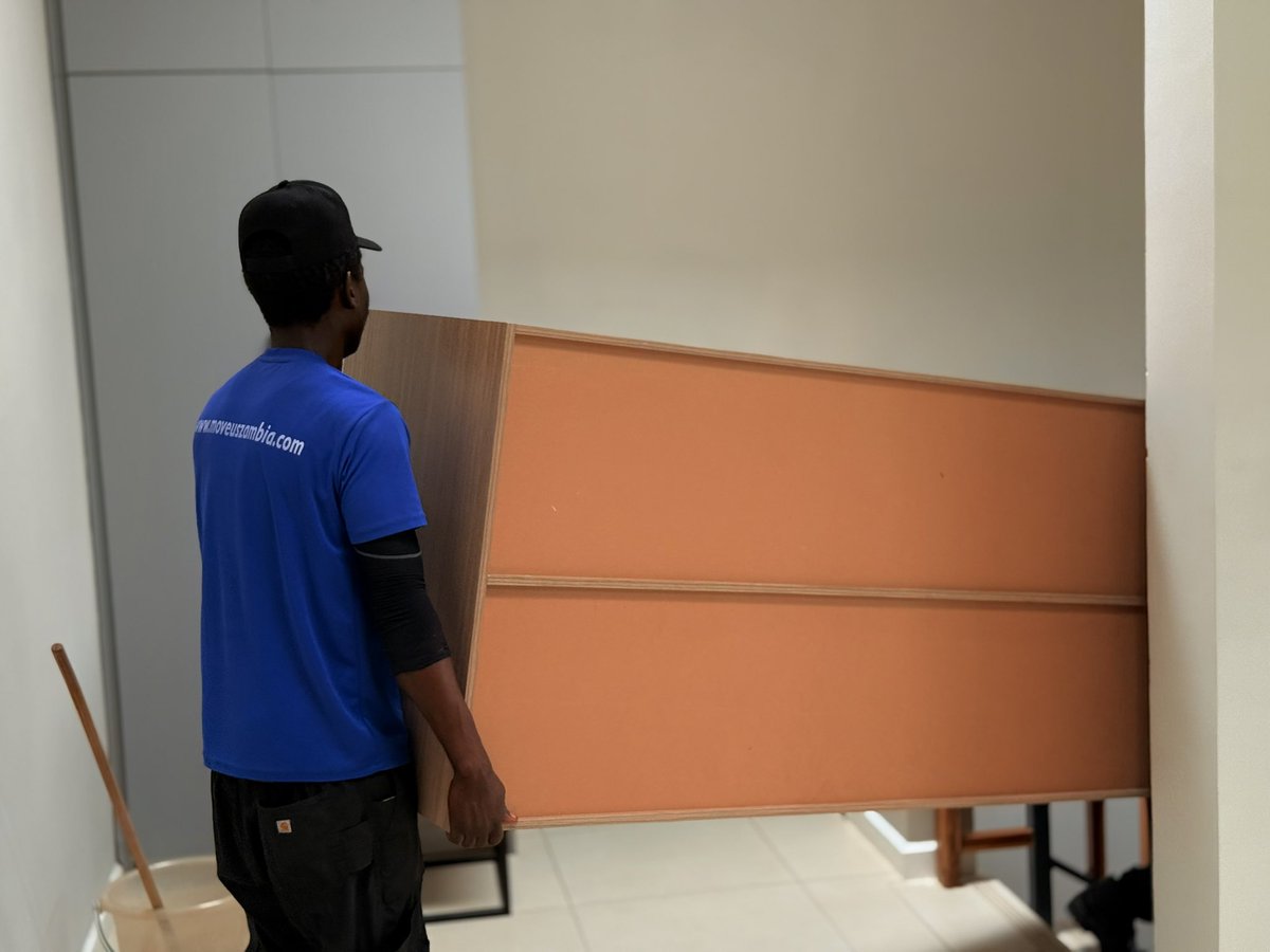MoveusZambia's tweet photo. Behind every smooth move is a team that carefully packs, protects, loads and delivers every item with precision.
https://t.co/LdneWu4Uvz
info@moveuszambia.com
+260 211 230692 | +260 97 4549729
#MovingCompany #PackingServices #Removals #Movers #Transport #Relocation #Zambia https://t.co/lJvNofZUfq