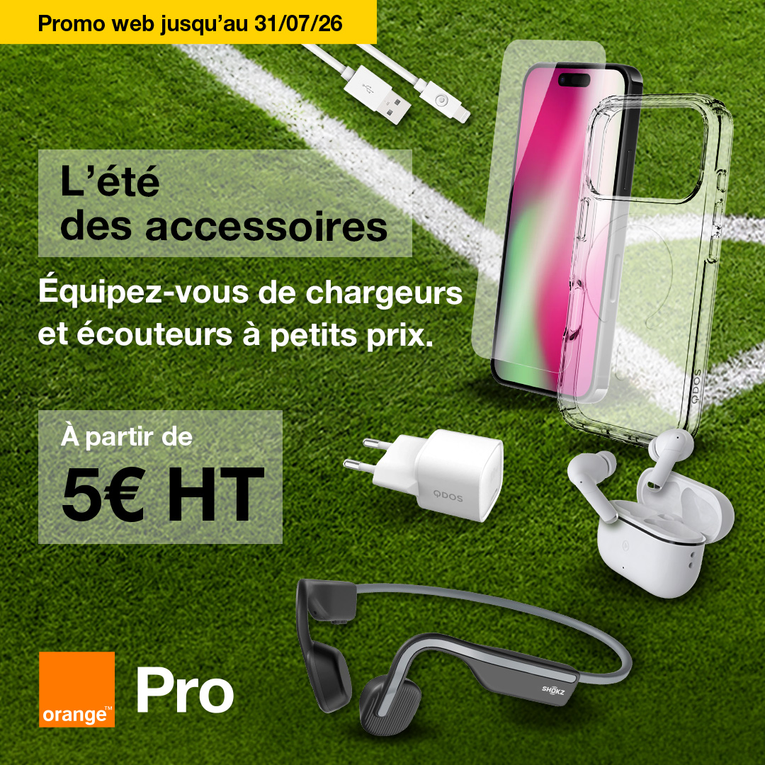 OrangePro's tweet photo. Gagnez sur tous les terrains en faisant le plein d’accessoires grâce à nos promos web ➡️ https://t.co/RARqTmwfvg https://t.co/9Wf9h4lrlM