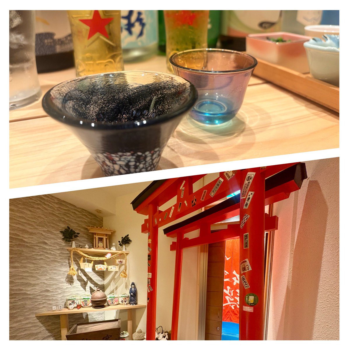 ManoYukari's tweet photo. 少し前に、阿木ちゃんと幸せ過ぎる日本酒特化のお店行ってきた！
昨年の9月に予約連絡して最速5月という人気店。人気の理由が分かったし、また来たかったからその場で予約したんだけど、次回は3月…！！！10ヶ月待ちが通常のようです。これで3月まで健康に生きるモチベが保てるぞ。 https://t.co/nBwKVHTqRY