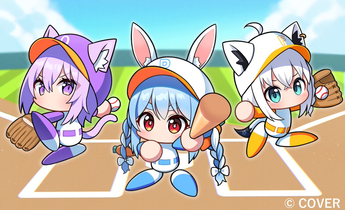 kumarang_'s tweet photo. #ぺこらーと #絵フブキ #絵かゆ

パワプロ ケモミミリーグ
猫又おかゆさん、兎田ぺこらさん、白上フブキさんのイラストを担当させていただきました！

何卒よろしくお願いいたします！ https://t.co/WjeVyit3gf