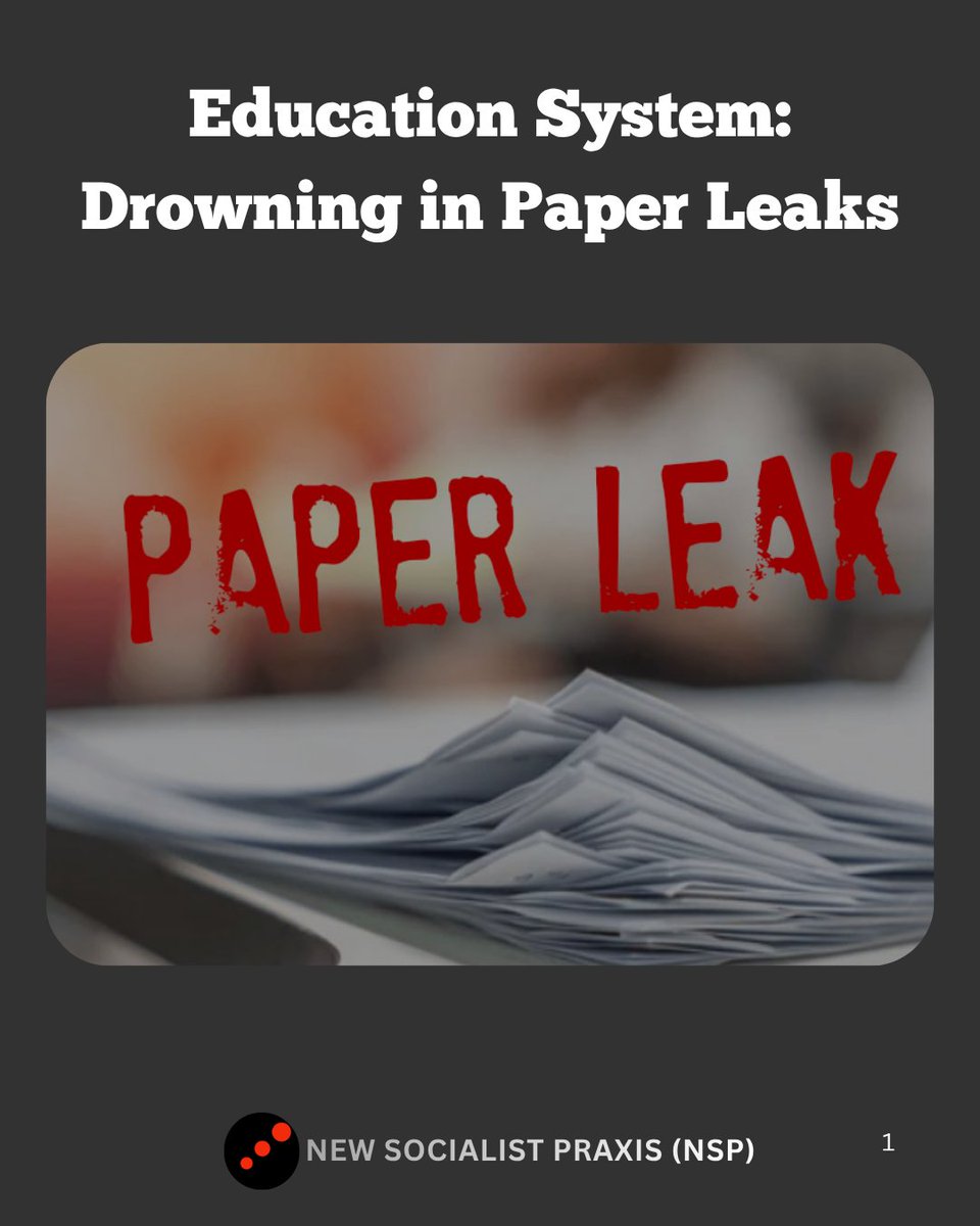 NSPraxis's tweet photo. Education System: Drowning in Paper Leaks

Link below
https://t.co/OyIeYjoAyn

#NEETUG #CUET #PAPERLEAKES #DARMENDRAPRADHNAN #STUDENTSUCIDES #NSP #NEWSOCIALISTPRAXIS #CAPITALSIM https://t.co/PWMZfxYbN8