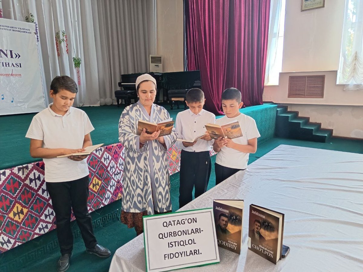 TumanAkm's tweet photo. 📚Boysun tuman Axborot-kutubxona markazida “Qatag'on qurbonlari -istiqlol fidoyilari” mavzusida  tadbir o`tkazildi. https://t.co/KwCYd2oudL