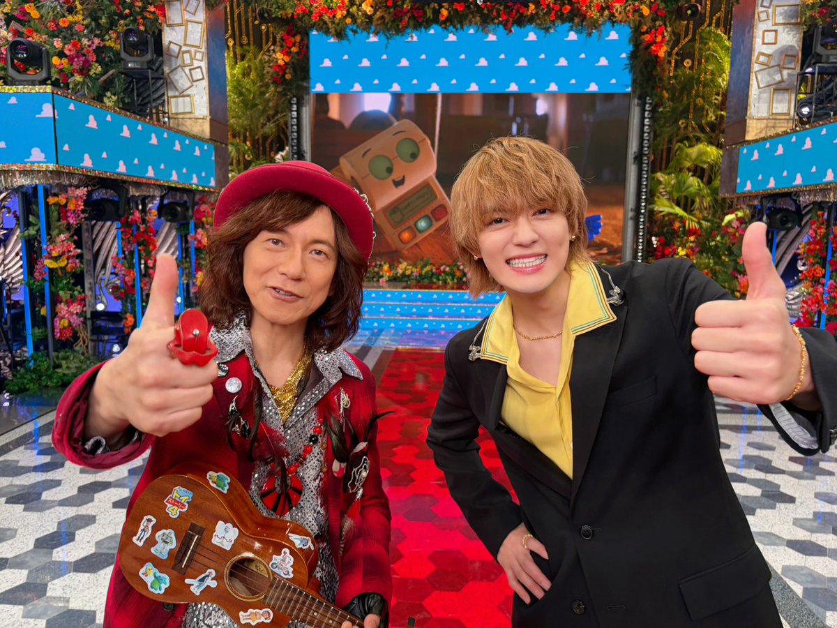 milk_info's tweet photo. フジテレビ「2026FNS歌謡祭 夏」
ご視聴いただきありがとうございました！

M!LKで「爆裂愛してる」を披露いたしました💥
また、宝塚歌劇団 花組の皆様と「好きすぎて滅！」を、
ダイヤモンド☆ユカイさんと #佐野勇斗 が 映画『トイ・ストーリー』シリーズ テーマソング「君はともだち」を、
それぞれコラボレーションさせていただきました✨️

【 #麗しすぎて滅 】のハッシュタグで盛り上げていただき、ありがとうございました❣️

引き続き2026FNS歌謡祭 夏をお楽しみください！
@fns_kayousai
#FNS歌謡祭夏
#MILK