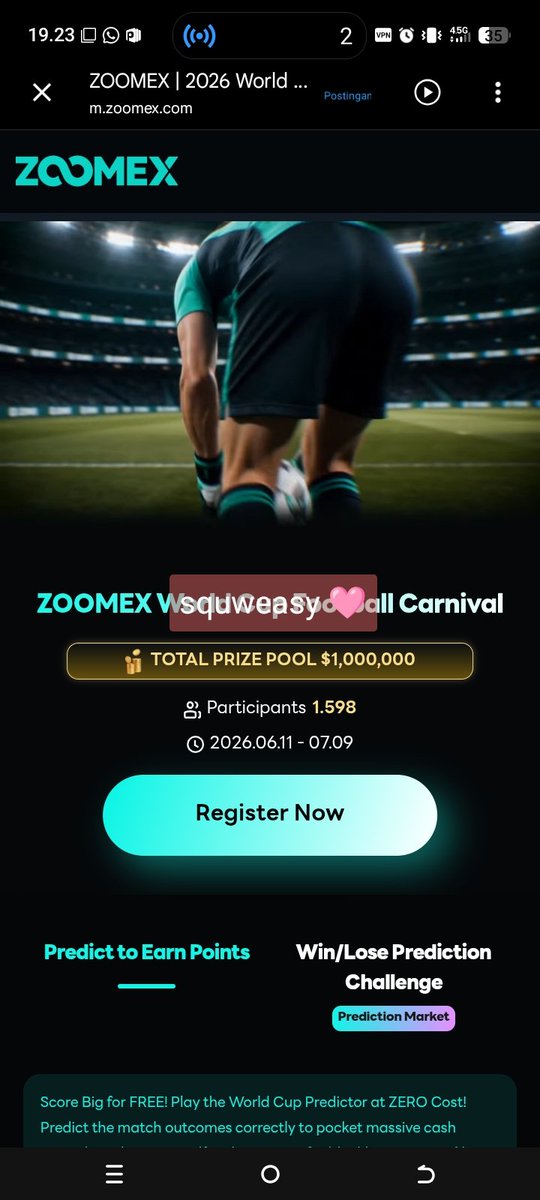 squweasy's tweet photo. @Miss_Manda10 @ZoomexOfficial Lagi dan lagi, mending kalo win mah 🥲 https://t.co/DAzdnwhj4t