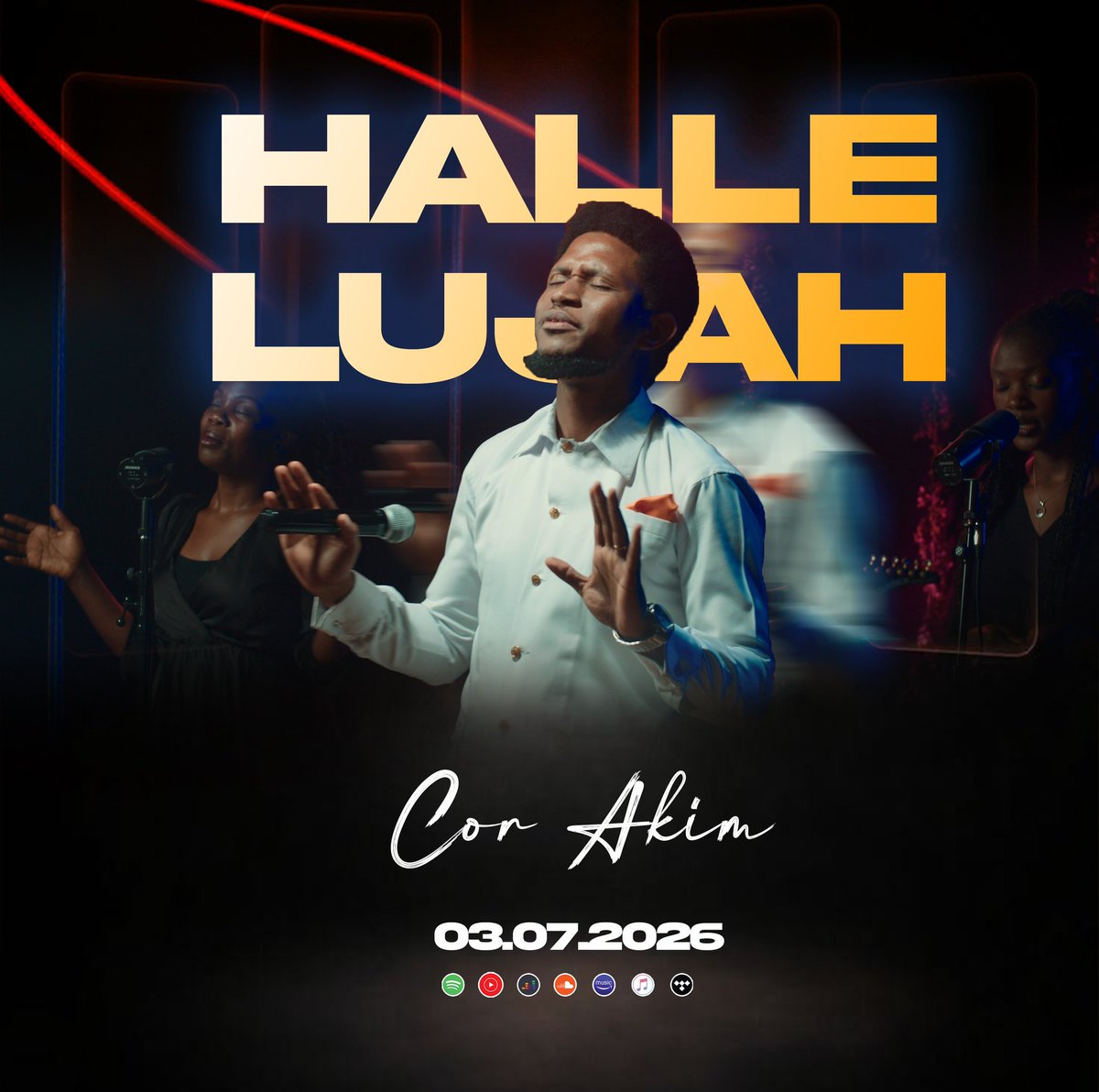 PstCorAkim's tweet photo. I will exalt you, my God the King; I will praise your name for ever and ever." Inspired by these verses in Psalm 145, my new song, "Hallelujah," releases this July 3rd to celebrate the splendor and greatness of God.
Can’t wait to share it with y’all
#CorAkim #NewSong #Hallelujah https://t.co/lXqTBWOTXL