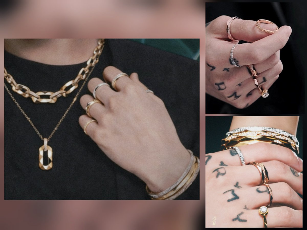 dracaureusx's tweet photo. The total worth of every piece of jewellery Jungkook wore for Graff is ≈ $242,700

He is basically wearing the whole collection 😭

* rings ≈ $45,300
* bracelets ≈ $101,500
* necklace ≈ $91,500
* chain pendant ≈ $14,200
* earrings ≈ $12,300 https://t.co/kU5TZ27bhb
