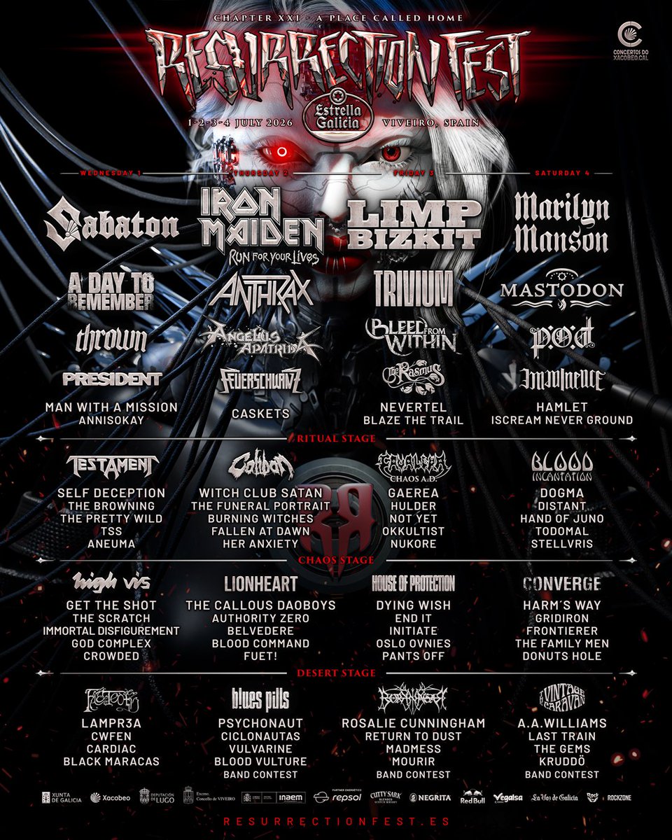ArtGatesRecords's tweet photo. ¡Hoy Lampr3a y Aneuma en el @ResurrectionESP! !No os Los perdáis!

#resurrectionfest #metal #prog #modernmetal https://t.co/3I3QLkt1ps