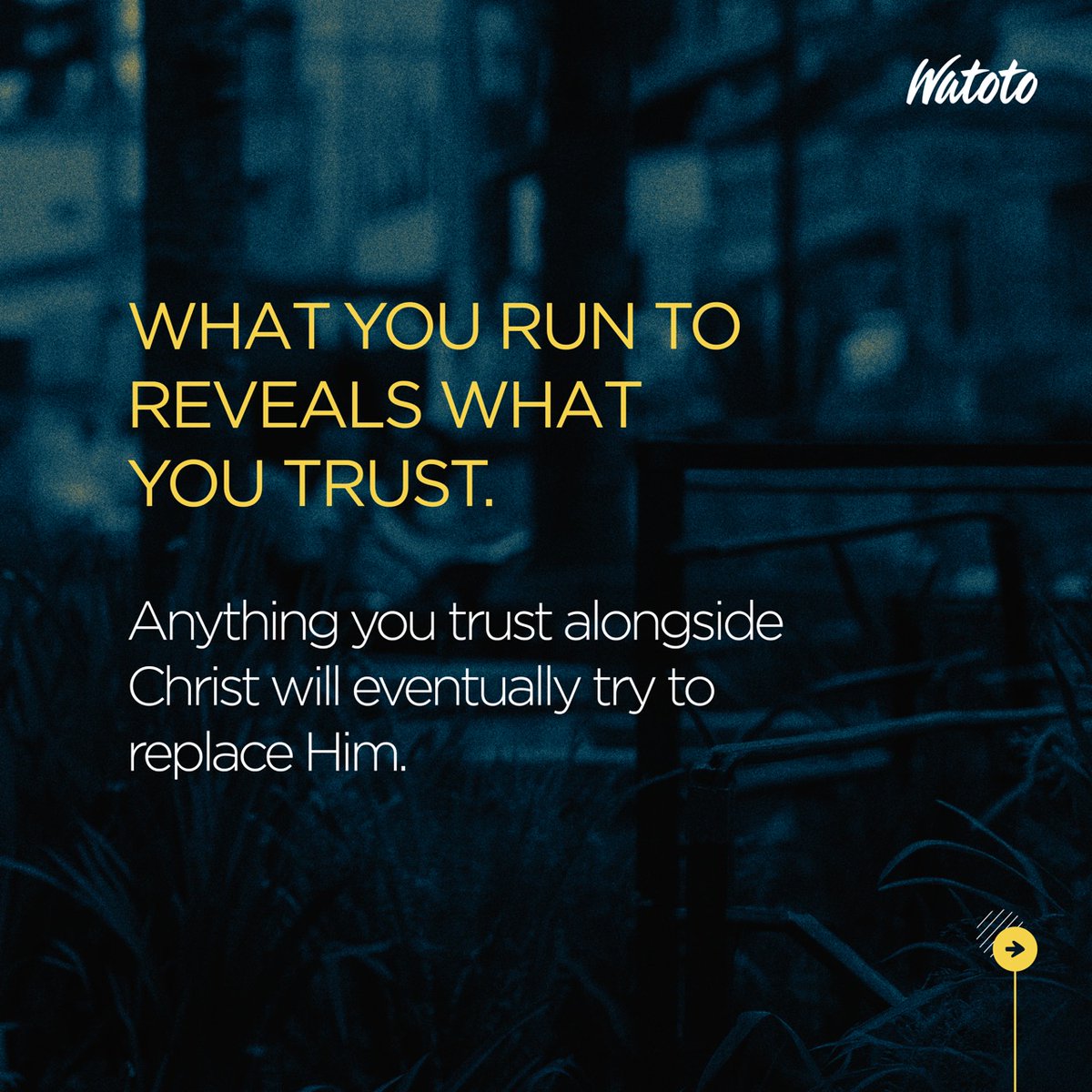 watotochurch's tweet photo. Life has a way of revealing what we trust most.
When plans change, relationships disappoint, or fear creeps in, where do you turn first?

We invite you to pause, reflect, and consider whether Jesus truly is enough, or whether you've been looking elsewhere for what only He can provide.
