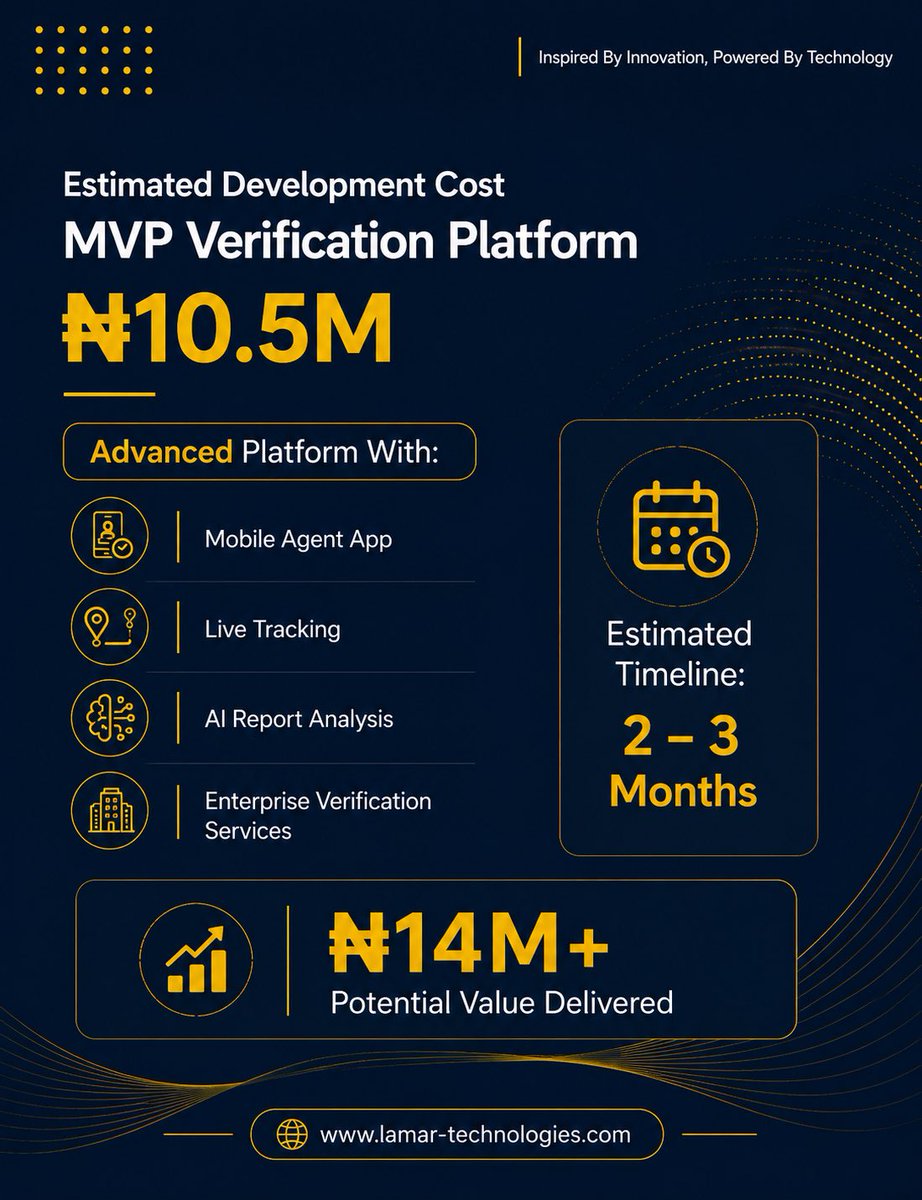 LamarTech_'s tweet photo. and in the diaspora.
•
Have a startup idea you’re ready to bring to life? Let’s build it together.

🌐 https://t.co/MOkVyTDI74

#LamarrTechnologies #Innovation #Startup #Diaspora #PropTech #DigitalSolutions #Technology https://t.co/gm2F1wLnJV