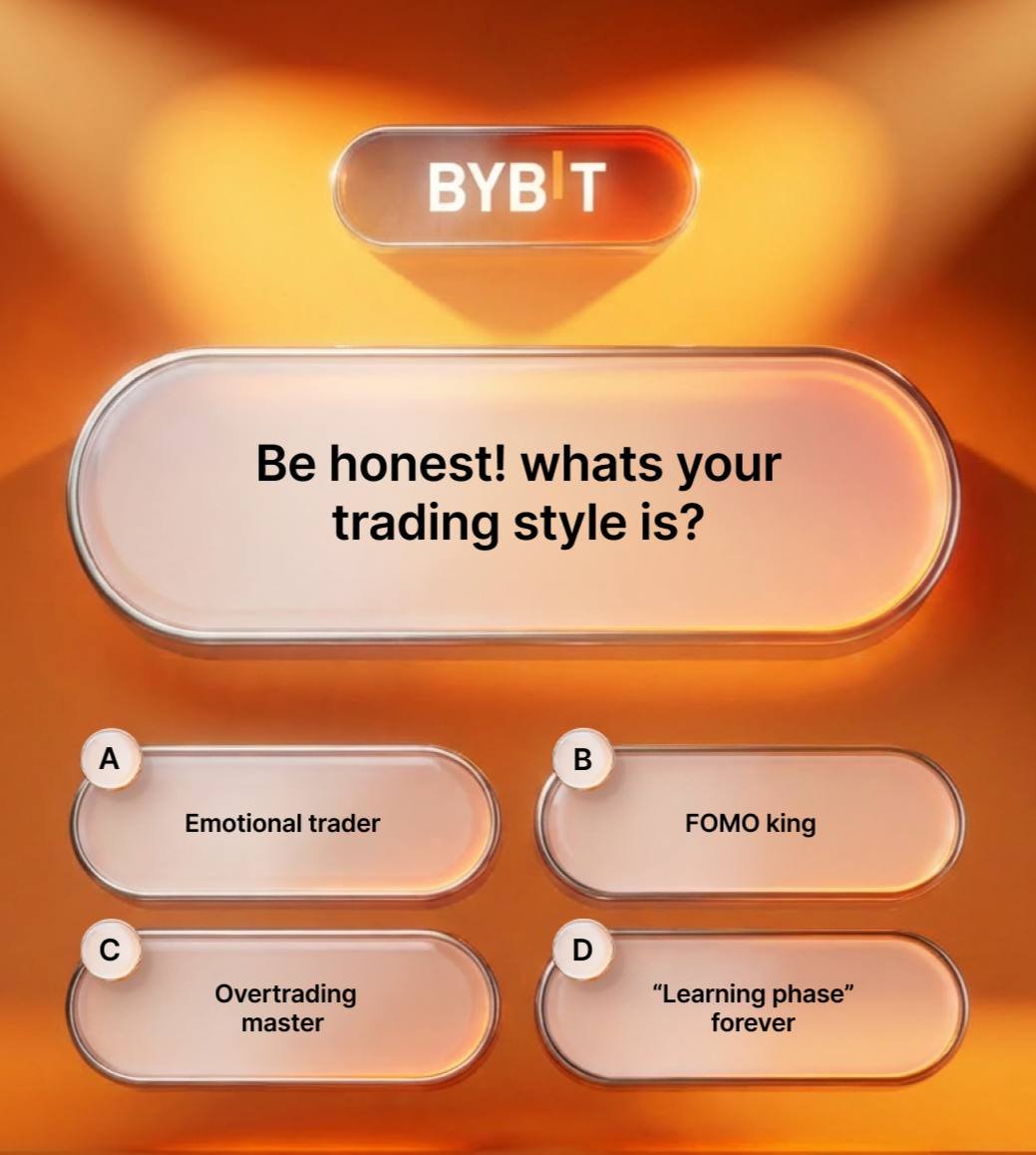 BybitSouthasia's tweet photo. Welcome to the Bybit Quiz Show!
Be honest for once… we promise we won’t judge 😂 https://t.co/PVjqEaK5jp