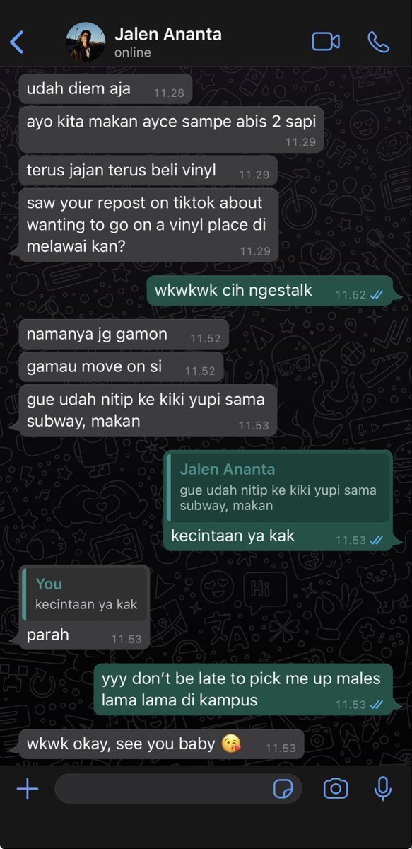 maxieosc's tweet photo. jossgawin few tweets au

masih dengan jalen &amp; gian yang bilang mereka udah putus, tapi yang lain sih mana percaya https://t.co/Qq7vmYJ4wA
