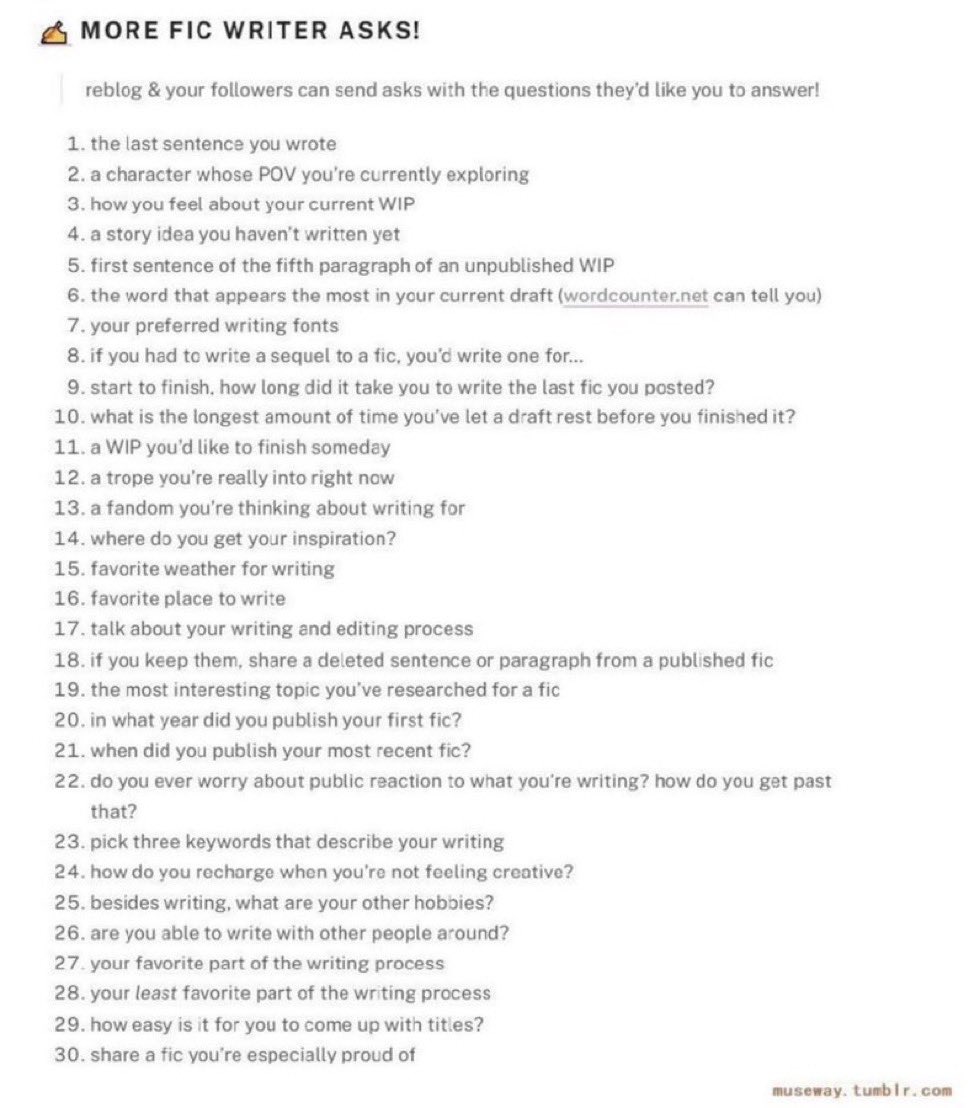 solosoulscript's tweet photo. I’m procrastinating about 5 different wips right now and desperately need motivation lol https://t.co/WlgoXZNUGn