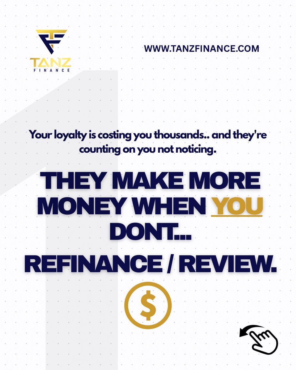 TanzFinance's tweet photo. Your bank probably won’t tell you these 3 things about your mortgage 👀

When was the last time you reviewed your home loan?

DM “HELP” to @TanzFinance.

#HomeLoans #Refinancing #MortgageBroker #Finance #Australia https://t.co/enmkKMV9t4