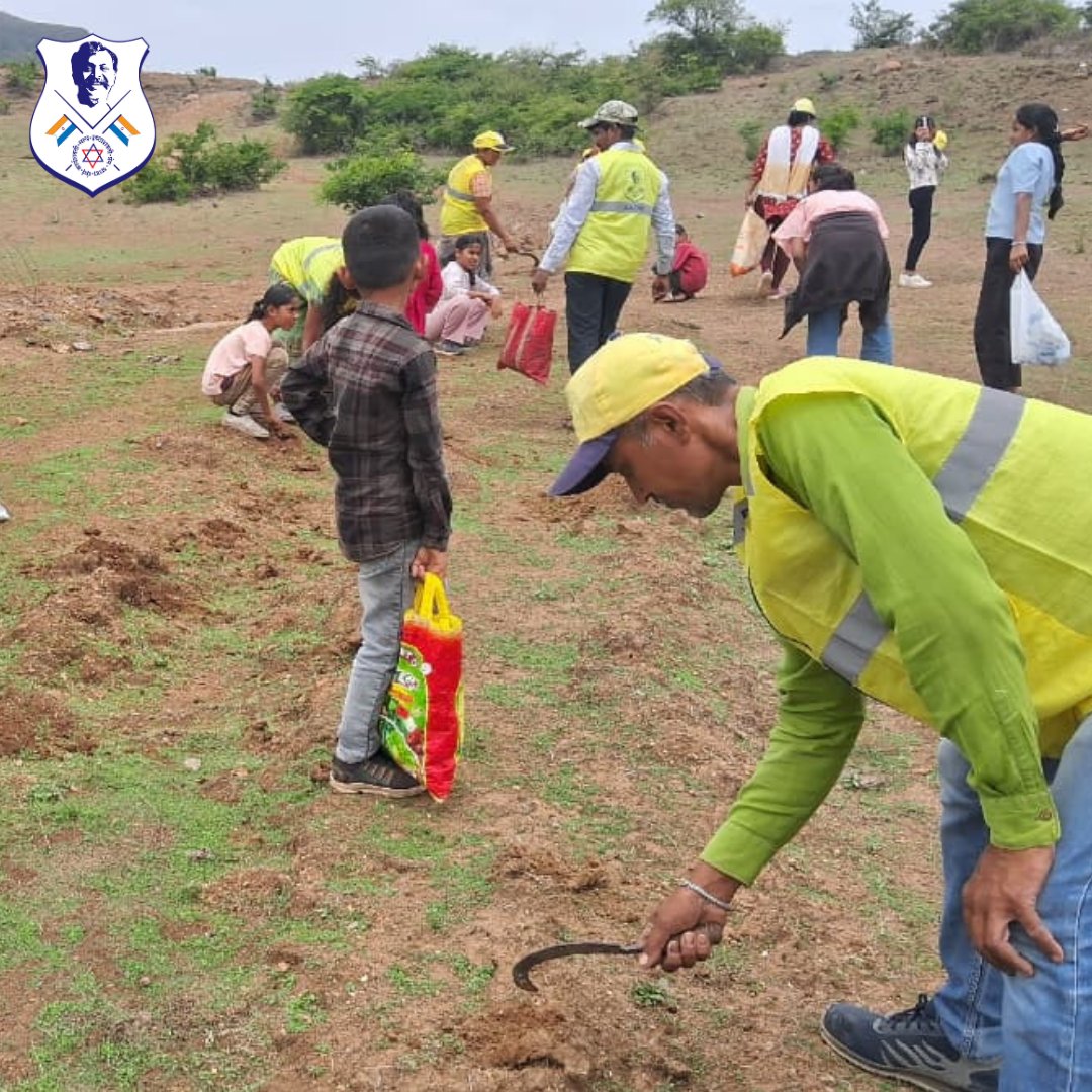 aniruddhasadm's tweet photo. On Sunday, 28th June 2026, the DMVs of @AniruddhasADM planted 1,51,334 Seedballs on the Shree Saptshrungi Gad, Kalavan, Vani in #Nashik, under the Vanadurga #TreePlantation Project initiated by Sadguru Shree #AniruddhaBapu.

#AADM https://t.co/pYwDaGlAcW