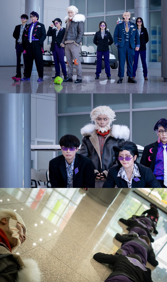 COS_SILVER's tweet photo. [COSPLAY] PKMN ZA - サビ組   
포켓몬스터 ZA - 녹청파 
📸@thuum_yol
녹청파 조무래기 :@PSical00
@Wmyong493
@Magolor_2
@Thesion_game
카라스바 : COS_SILVER  
지프 : @dbqudgh44
F : @PB_cfreak 
#PKMNCOSPLAY #PKMNZA #PokemonLegendsZA #pkmnコスプレ https://t.co/3VIADNd9Pj