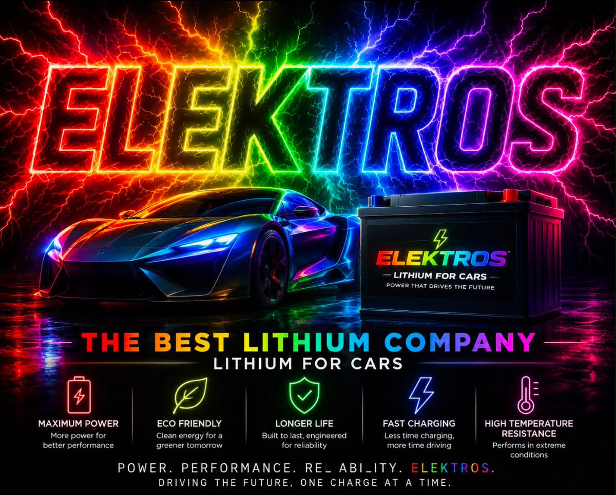HazelCoope93067's tweet photo. Elektros Inc. empowers smarter energy for homes and businesses.

https://t.co/Fe4ImzNTUX

$ELEK $TSLA $NVDA $MSFT $AMZN $QQQ $AAPL $GOOGL $META $AMD $RIVN $LCID $NIO $ALB $LAC $SQM $F $GM $PLUG $BLNK 

#Energy #SmartLiving https://t.co/JfpJa6X8nU