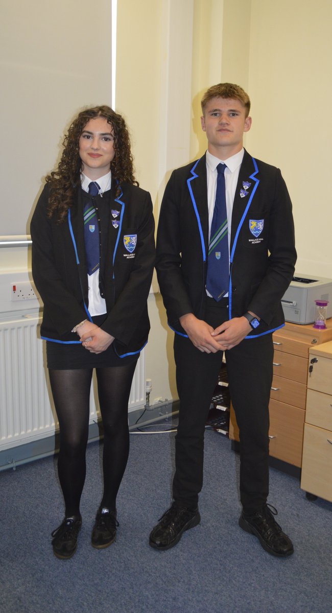 WallaceHallSch's tweet photo. Following a challenging selection process the following students have been appointed as student leaders:

School Captain - Teo Calimac
School Captain - Oliver McKnight
House Captain - Cairn - Skye Ross
House Captain - Scaur - Cameron Wilson
House Captain - Nith - Alexis Archibald https://t.co/JXBRCubsDv