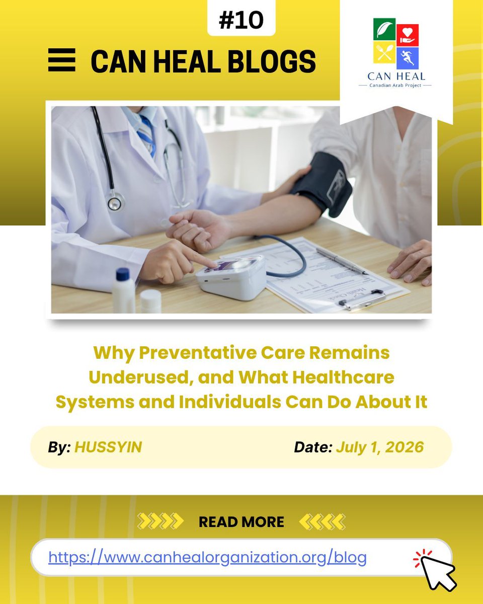 CANHEAL4's tweet photo. When we think of healthcare, it’s often an image of visiting the doctor, getting a diagnosis, and receiving medical treatment for an illness or health condition. 

 Read the latest blog to learn more: (https://t.co/hwyjMHJYiF). https://t.co/CsaR7CEJp2