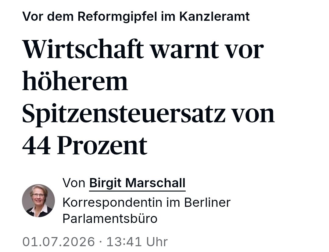 SebastianG_De's tweet photo. Ich habe eine handwerkliche Ausbildung abgeschlossen. Danach habe ich mein Abitur nachgeholt und Informatik studiert.
Ich habe jeden Job angenommen und war noch nie arbeitslos. 
In den letzten 15 Jahren habe ich mir den Arsch aufgerissen, um in der Karriereleiter hochzukommen, damit meine Familie nicht am Hungertuch nagen muss. 
Nun soll ich dafür bestraft werden und noch höhere Steuern zahlen. 
Ich glaube, ihr spinnt so langsam!