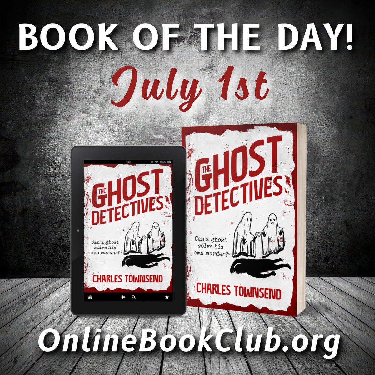 TwBookClub's tweet photo. Book of the Day AND Book of the Month, July 1st – Crime/Thriller/Mystery, Rated 5 Stars

Temporarily FREE on Kindle! Get your copy below:

https://t.co/YbtPYJ8ay4

The Ghost Detectives by Charles Townsend

Follow the author: @croquetmagic